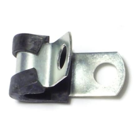 Midwest Fastener Cable Clip, Steel, 1/2 in L, 20 PK 72541